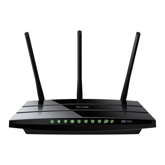 TP-Link AC1750 Quick Installation Manual