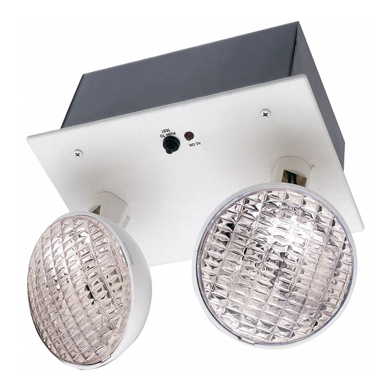 Hubbell Dual Lite EZ-2R Series Installation, Operation And Service Instructions