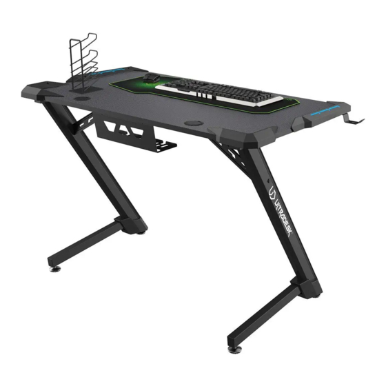 Ultradesk SPACE BK Assembly Instructions Manual