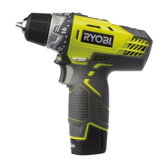 Ryobi R12DD Original Instructions Manual