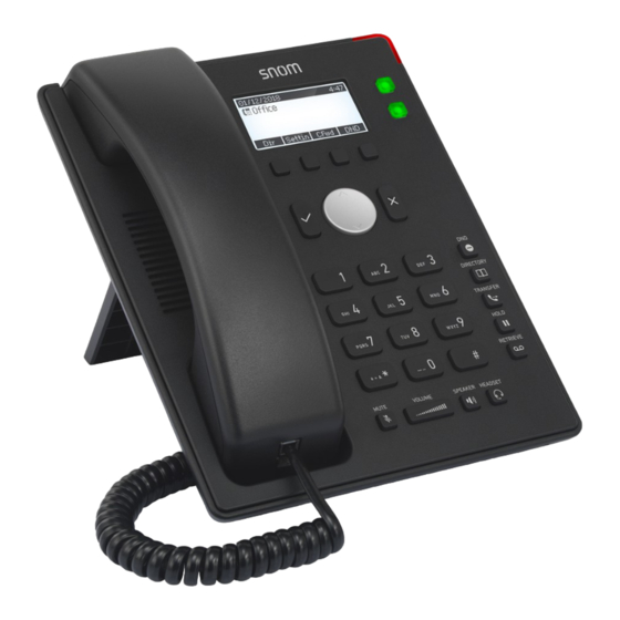 Snom D-120 Reference Manual