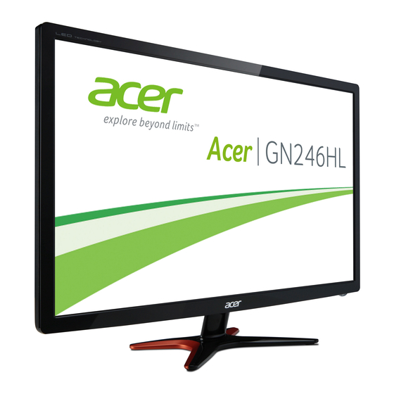 Acer GN246HL Manual