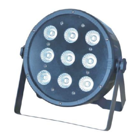 Light4Me LED PAR 9X10 User Manual