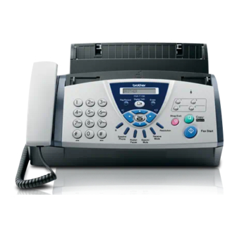 Brother FAX-545 Service Manual