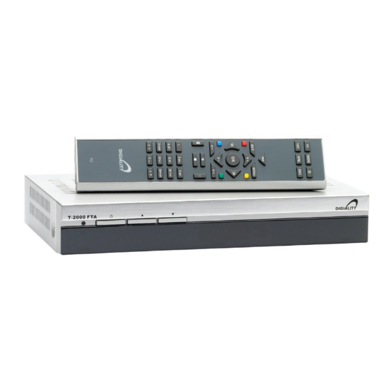 Digiality T-2000 FTA Manuals