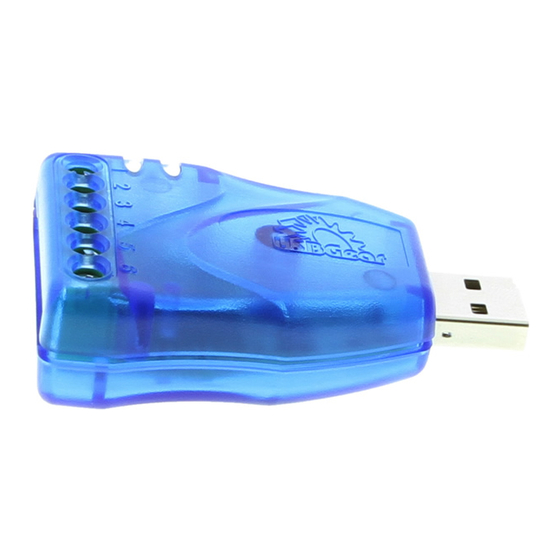 CoolGear USBG-422MiNi Product Manual