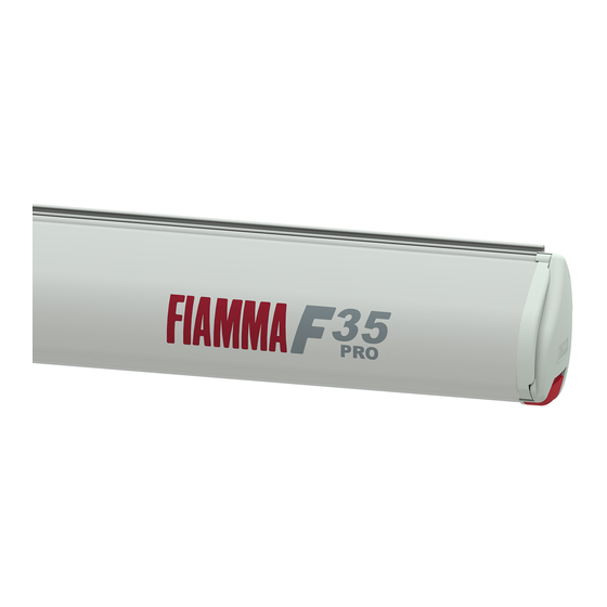 FIAMMA F35 PRO SERIES INSTALLATION AND USE INSTRUCTIONS MANUAL Pdf ...