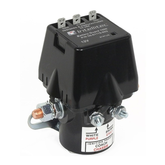 Intellitec Battery Guard 1000 User Manual