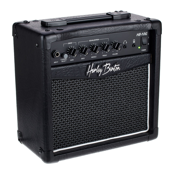 thomann Harley Benton HB-10G User Manual