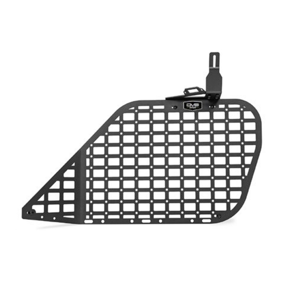 DV8 OFFROAD MPT3-01 Product Installation Manual