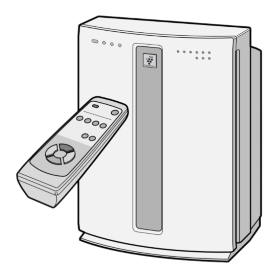 Sharp Plasmacluster FP-P60CX Operation Manual