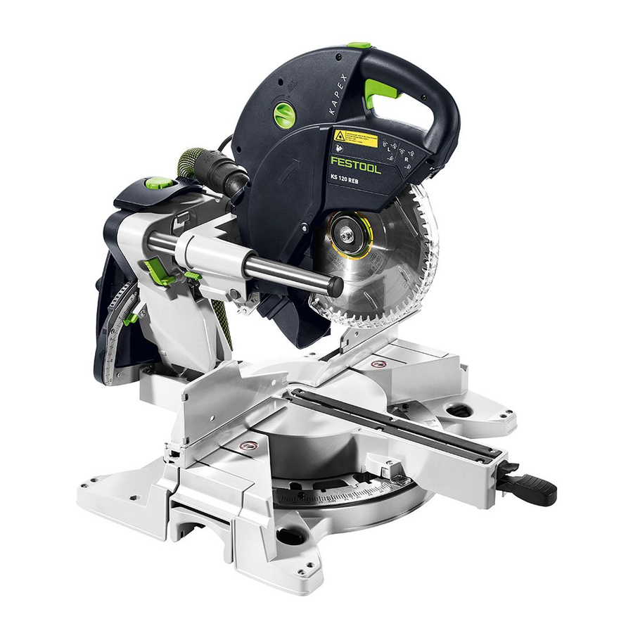 Festool KAPEX KS 120 Operating Manual