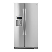Kenmore Kenmore Elite Side by Side Refrigerator Use & Care Manual