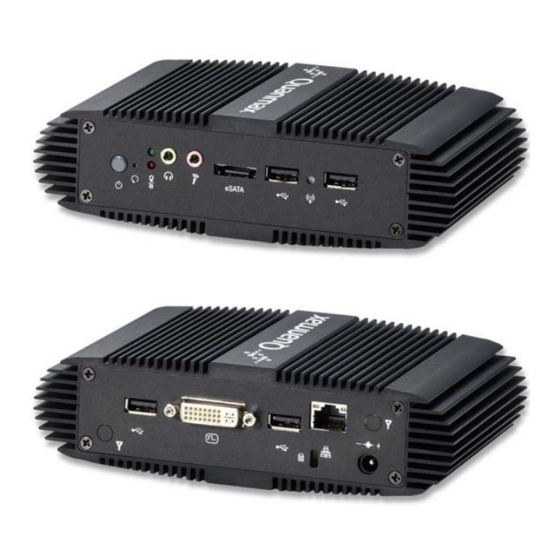 User Manuals: Quanmax QutePC-2000 Fanless Mini-PC