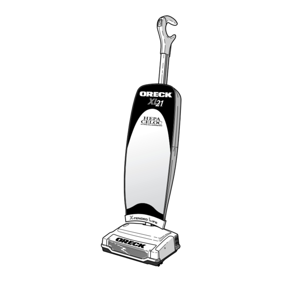 Oreck RXL21ANY User Manual