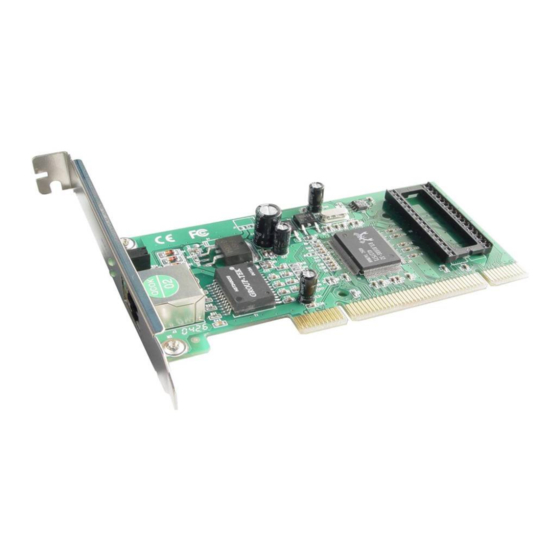 SMC Networks Copper Gigabit PCI Card SMC9452TX-1 User Manual