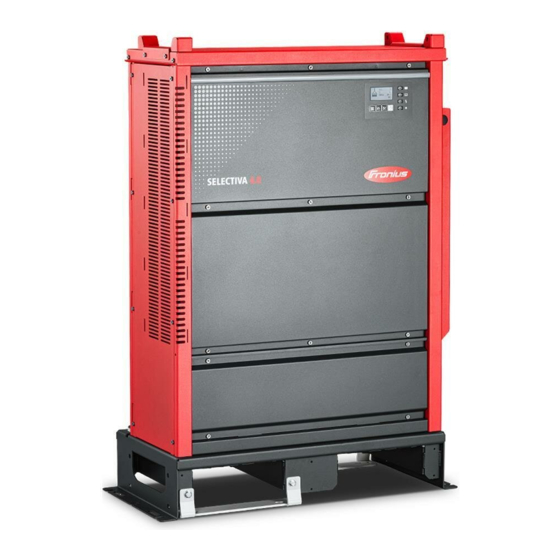 Fronius Selectiva Li 30 kW 8250 Charger Manuals