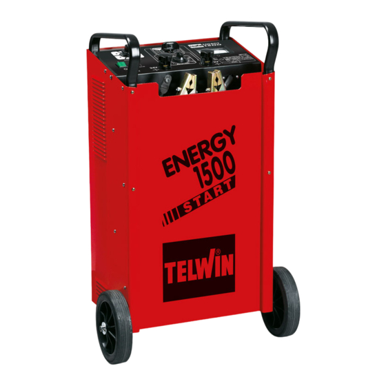 Telwin energy 1500 start Instruction Manual