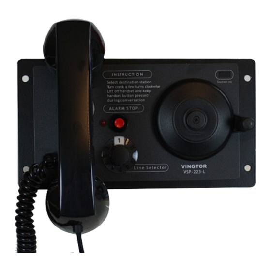 Zenitel Vingtor Stentofon VSP 12-Way Technical Manual
