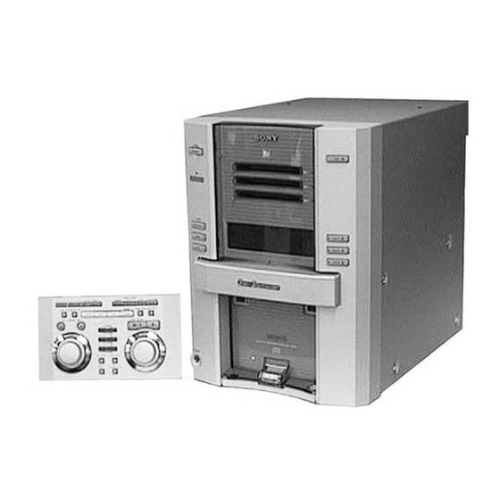 Sony HCD-MD515 - Component For Dhcmd515 Service Manual