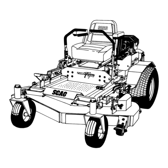 Scag Power Equipment STT Operator's Manual