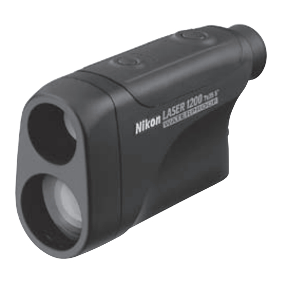 Nikon 7487 - Team Realtree Laser 1200 Rangefinder Instruction Manual