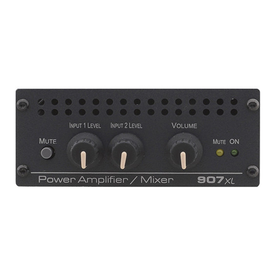 Kramer 907xl User Manual