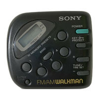 Sony Walkman SRF-M32 Operating Instructions Manual