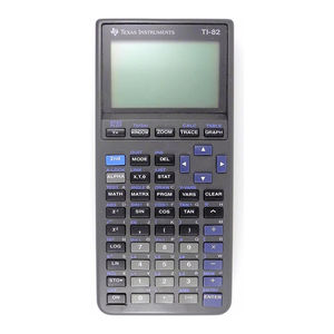 TI -82 MANUAL BOOK Pdf Download | ManualsLib