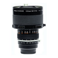 Nikon Medical-Nikkor 120mm f/4 IF Manuals | ManualsLib