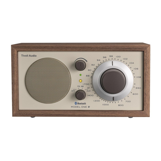 TIVOLI AUDIO MODEL TWO USER MANUAL Pdf Download ManualsLib