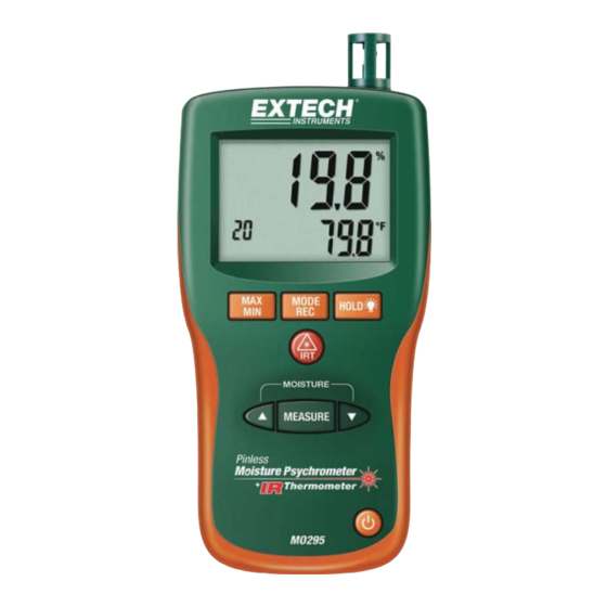 Extech Instruments MO295 User Manual