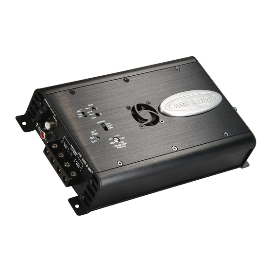 ARC Audio KS125.2 MINI Installation Instructions Manual