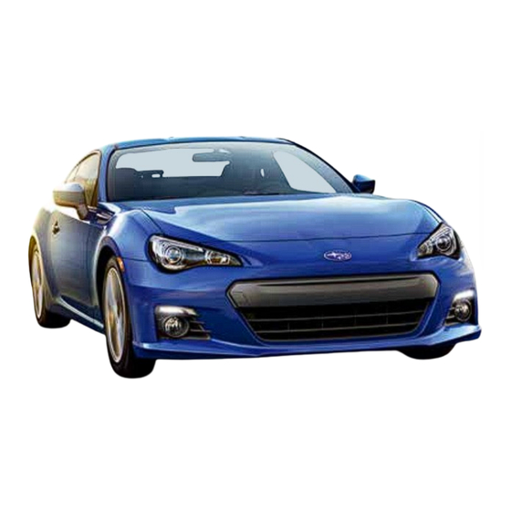 Subaru BRZ2017 Quick Reference Manual