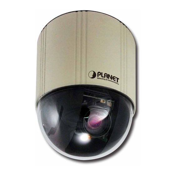 Planet 23x Indoor Speed Dome Camera CAM-ISD48 Manuals