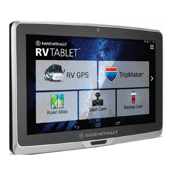 Rand McNally RV Tablet 70 User Manual
