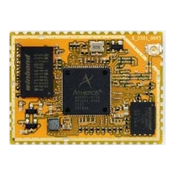 User Manuals: 8 devices Carambola 2 Control Unit