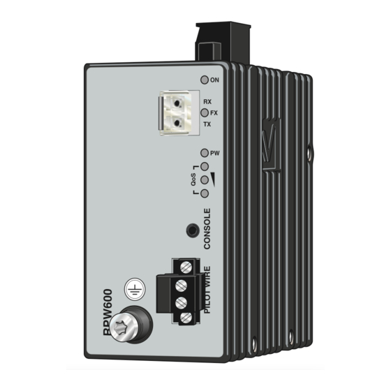 Westermo Pilot Wire RPW600M User Manual