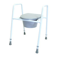 Nrs Healthcare Height Adjustable Toilet Seat and Frame User Instructions