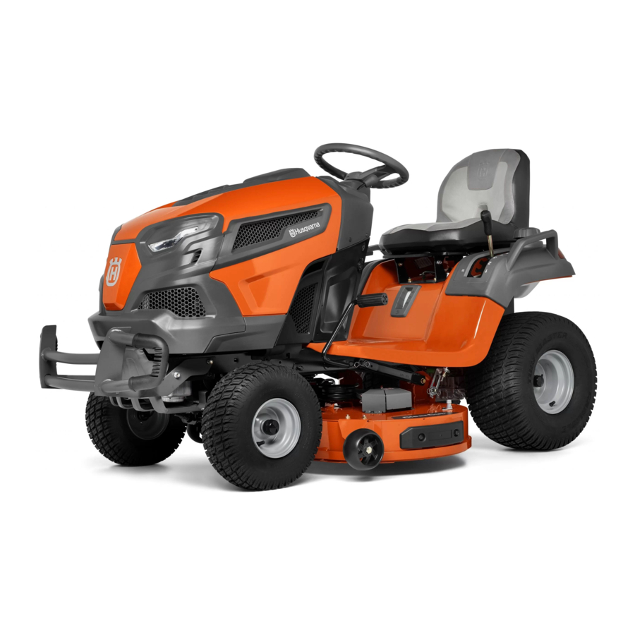 Husqvarna TS 242XD Riding Lawn Mower Manual ManualsLib