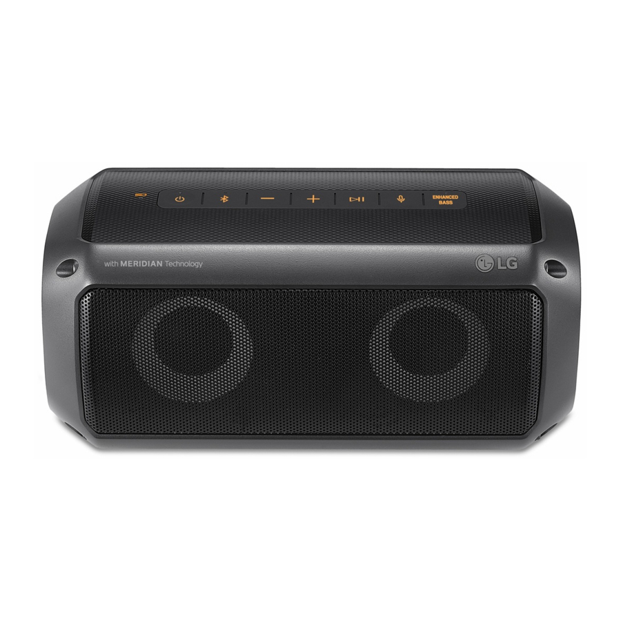 LG PK3, PK3L - Portable Bluetooth Speaker Manual | ManualsLib