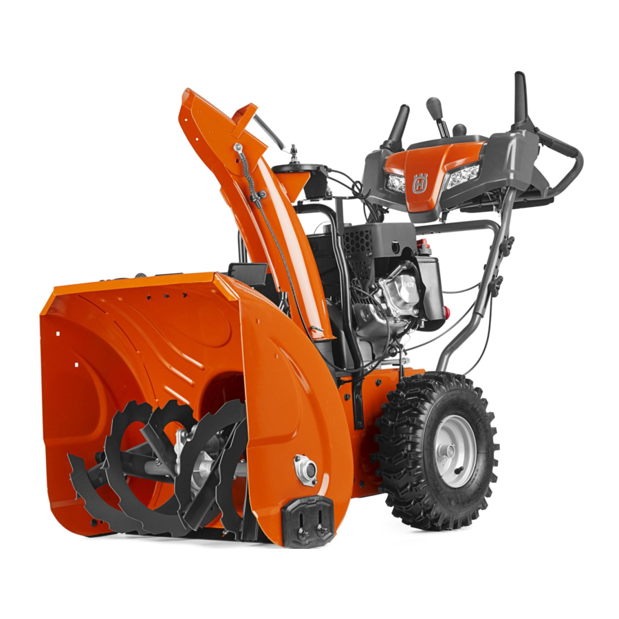 Husqvarna ST 224, 227P, 230P, 224P Snow Blower Manual ManualsLib