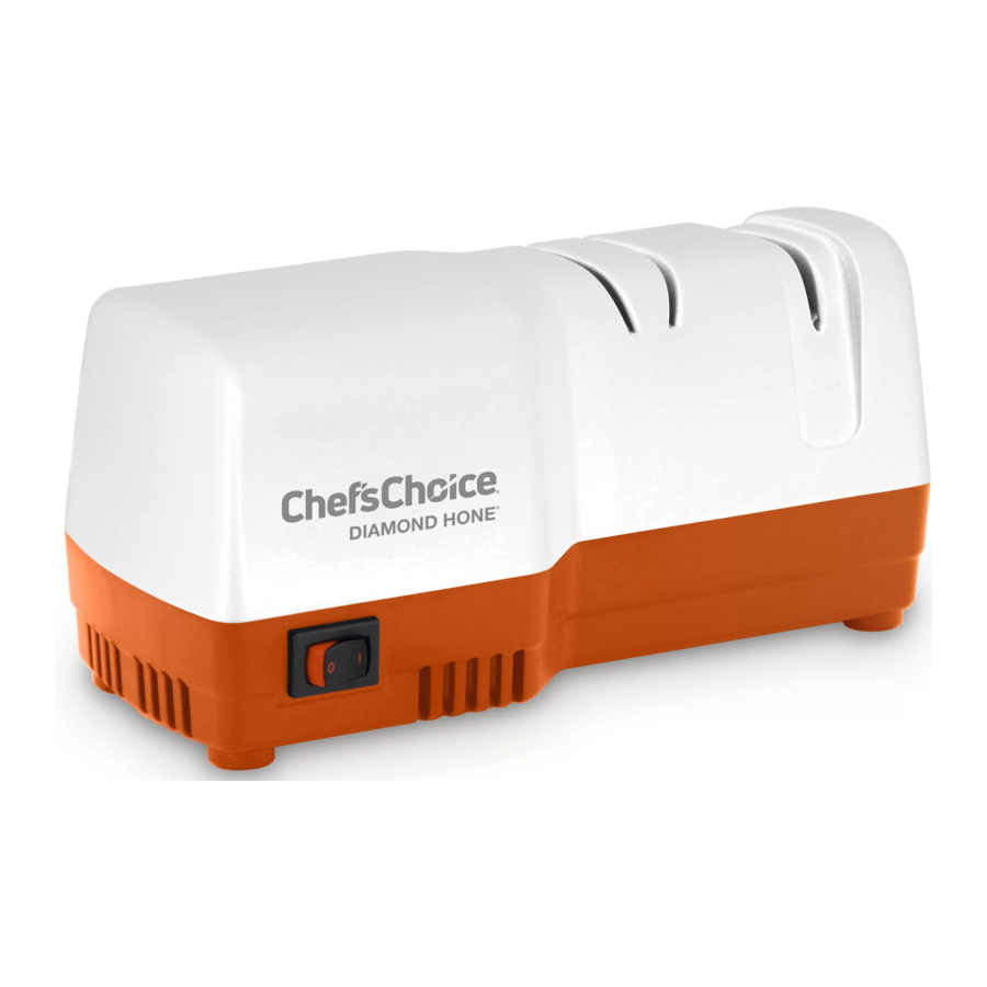 Chef's Choice D202 2Stage Electric Knife Sharpener Manual ManualsLib