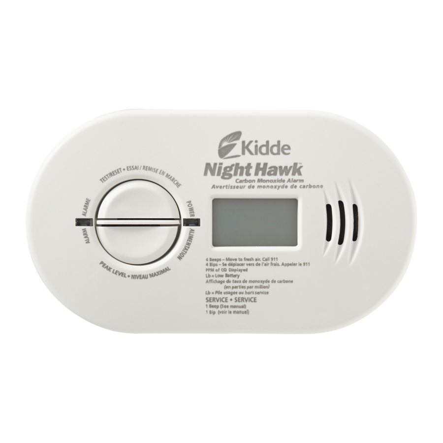 Kidde KNCOPPBLSUK (9000230); KNCOBBLSUK (9000233) Carbon