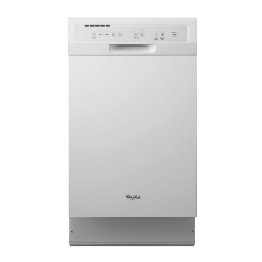 Whirlpool discount wdf518sahm manual