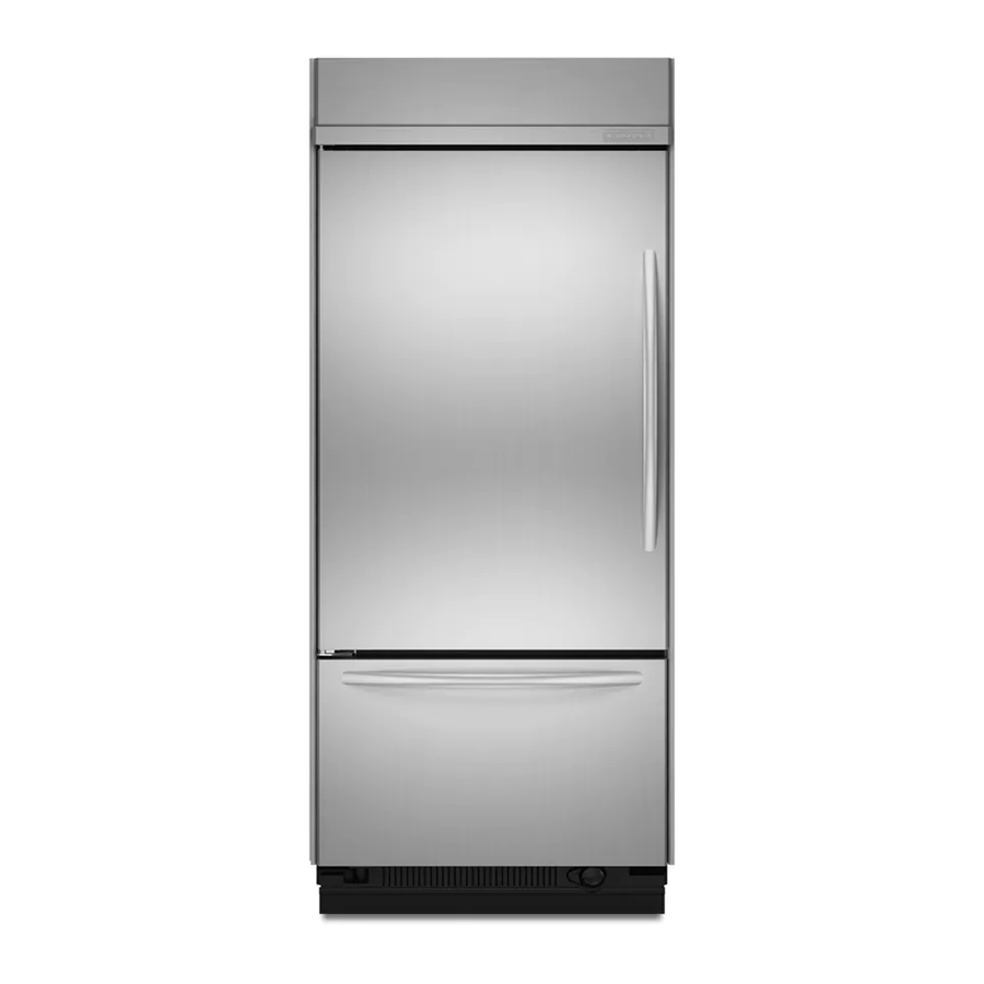 KitchenAid KBLC36FTS - 36" Bottom-Freezer Refrigerator Energy Manual