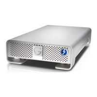 G-Technology G-DRIVE with Thunderbolt Product Manual