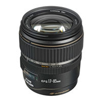 Canon EF-S17-85mm f/4-5.6 IS USM Instructions Manual