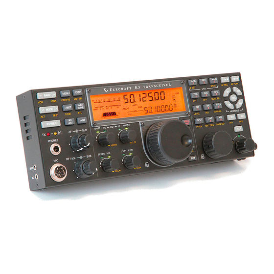ELECRAFT KXV3 Installation Instructions Manual
