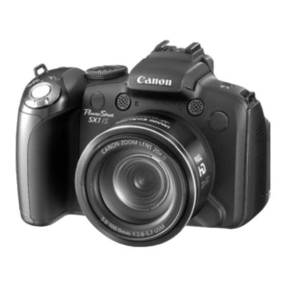 Canon PowerShot SX1IS Manuals